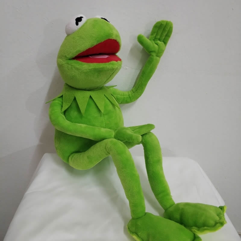 

Free shipping 45cm Cartoon The Muppets KERMIT FROG Plush Toys Soft Boy Doll for Children Birthday Gift Y200111, White