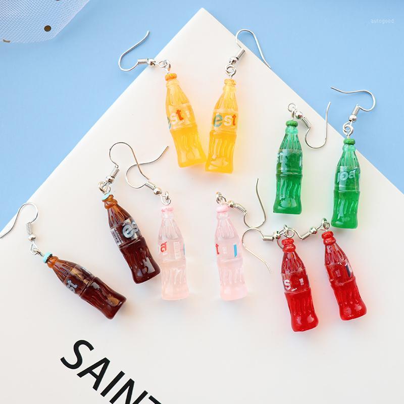 

Dangle & Chandelier Mini Drink Bottle Drop Earrings For Women Girl DIY Handmade Korean Creative Unique Jewelry Accessaries1