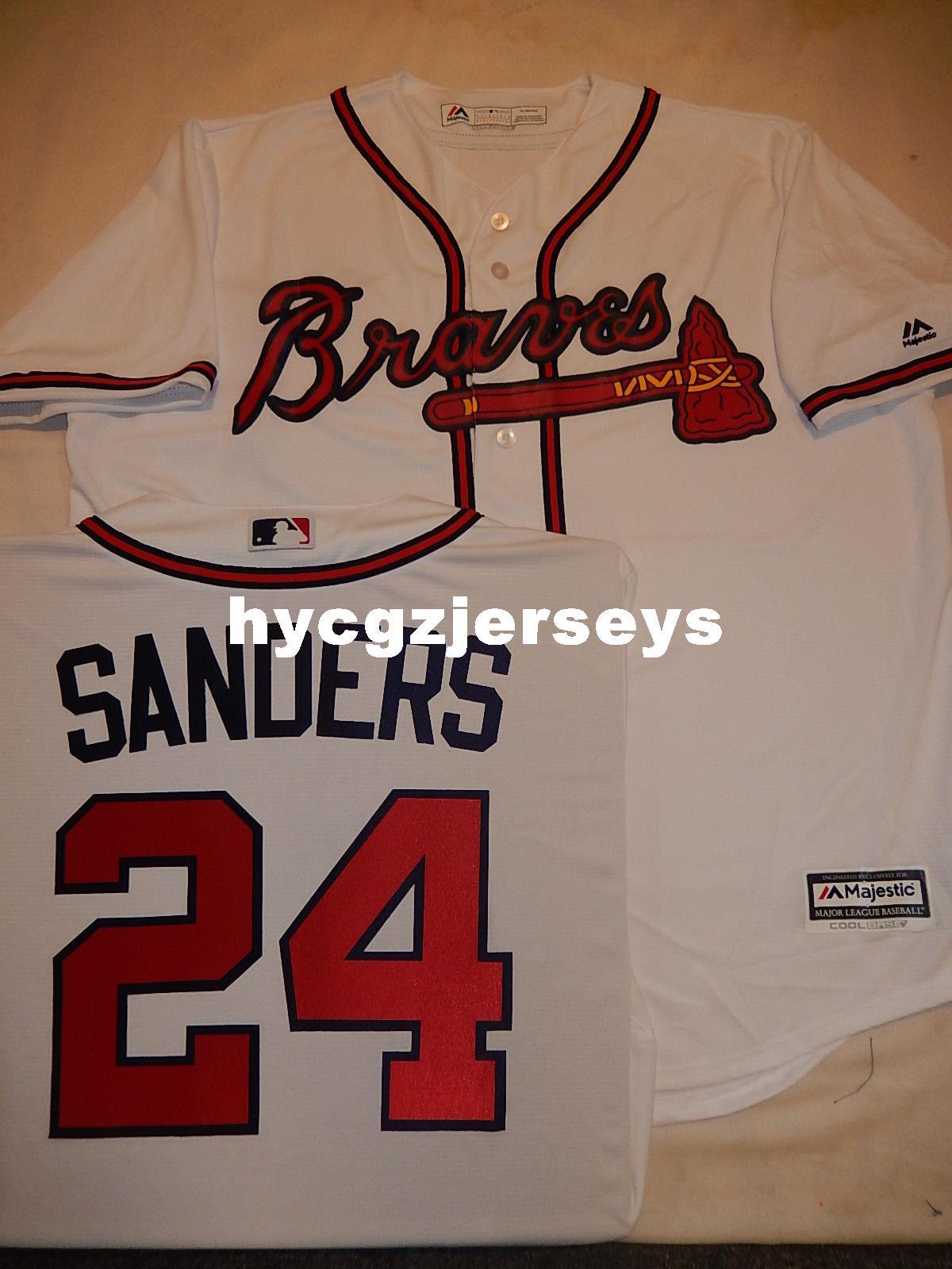 

Cheap baseball MENS Top AB #24 DEION SANDERS shirt Cool Base JERSEY Mens stitched jerseys Big And Tall SIZE XS-6XL For sale, Black;blue