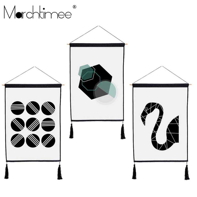 

INS Geometric Tapestry Wall Hanging Blanket Decor Fabric Home Decoration Accessories Watt-hour Meter Box Cover Dormitory Hotel