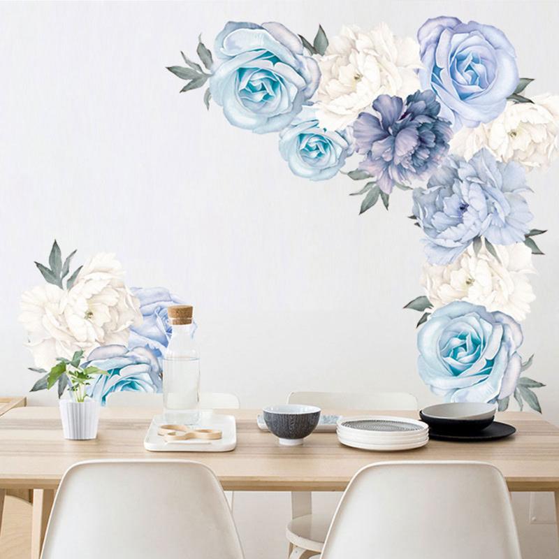 

Flower Wall Sticker Art Wall Sticker Room Home Background Decal Set Peony