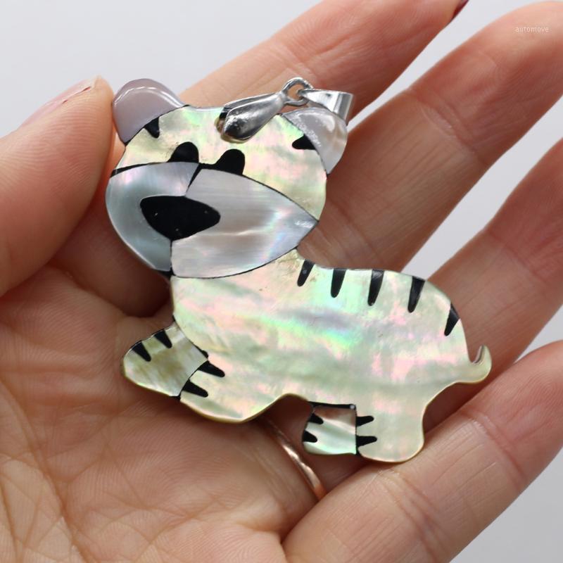 

Natural Shell Pendant Vintage Silver Color Mother of Pearl Shell Pendant for Jewelry Making Necklace Earring1