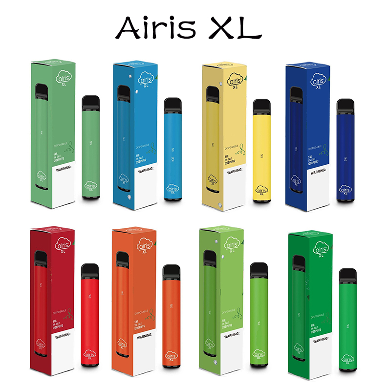 

100% Original Airis XL Disposable Pod Device 1200 Puff 850mAh 5ml Prefilled Portable Vape Stick Pens Bar Plus XXL Max E-cigarettes