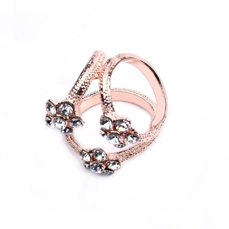 

New Design Fashion Scarf Buckle Accessories Brooch Simple Three Square Crystal Shawl Buckle for Women Gift 25*25mm
