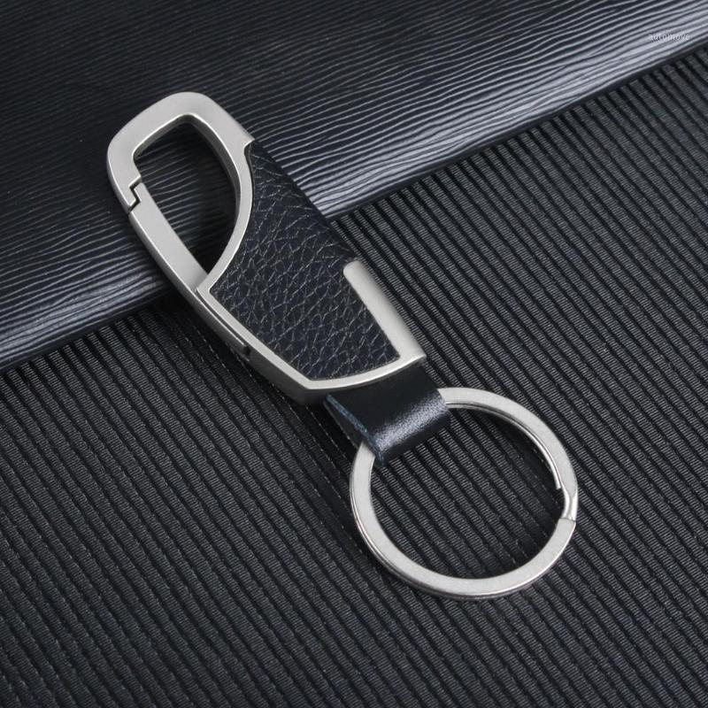 

Creative Keychain Boutique car keychain men's waist creative pure metal car key ring Accessories1