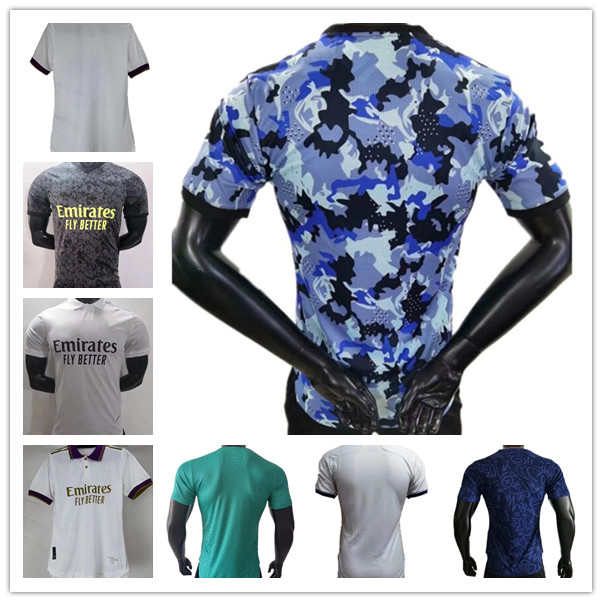 

player Version 21 22 MODRIC soccer jerseys ALABA HAZARD camiseta de futbol men kids kits 2021 2022 KROOS ISCO football shirt