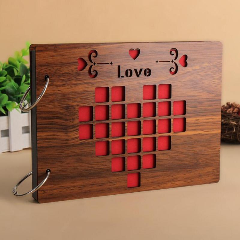 

1PC Wood Creative Commemorative photo gifts picture DIY Combination frame send Photos posted D5