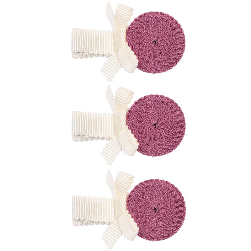 

3pcs Girls Cute Sweet Flower Bowknot Birthday Gift Hairpin Styling Photography Props Hair Clip Headwear Decoration Baby Toddler