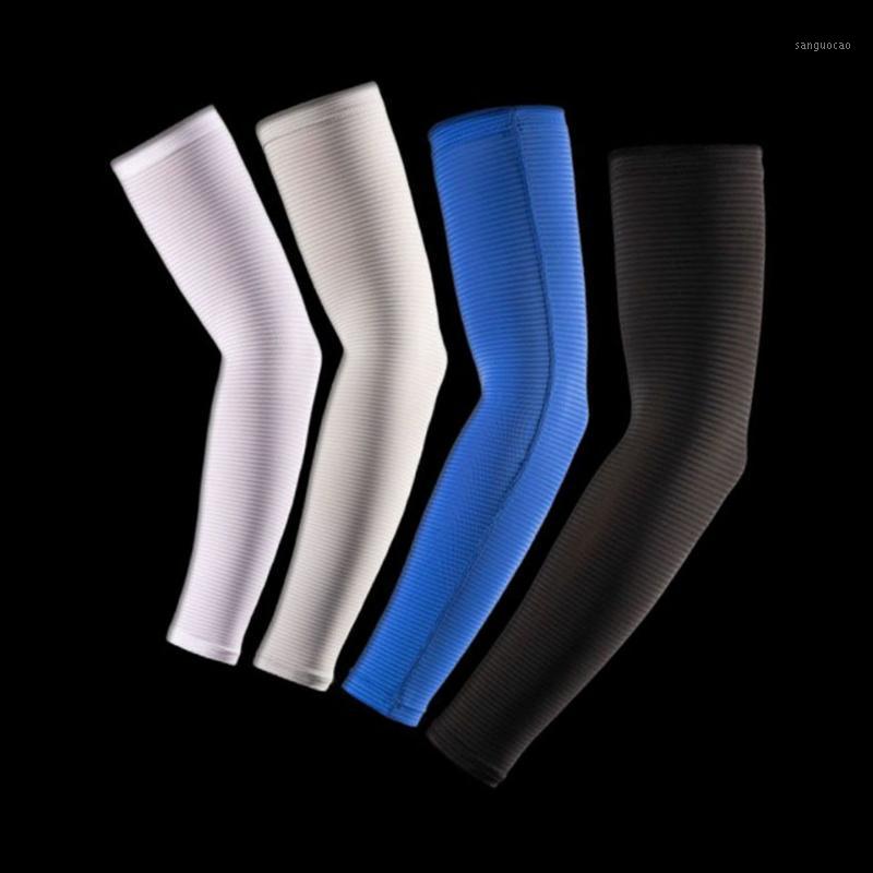 

WALK FISH 1 Pair Summer UV Sun Protection Arm Sleeves for Fishing Running Cycling Sport Riding Cooling Arm Warmers Sleeves Cover1, Blue