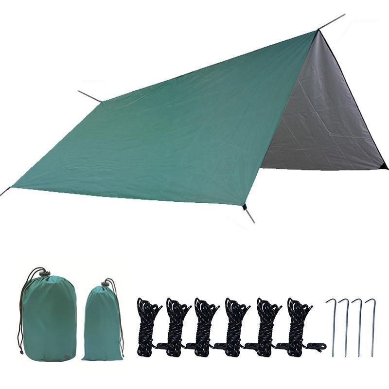 

3mx3m 3.2mx2.5m Beach Sun Shelter Tarp Tent Shade Ultralight UV Garden Awning Canopy Sunshade Outdoor Camping Hammock Rain1