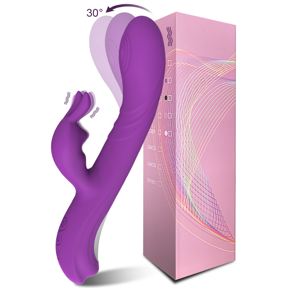 Rabbit Vibrator Mimic Finger for Women Clitoris Powerful G-Spot Stimulator Quiet Sex Toys Female for Adults 18hello-image-754628763