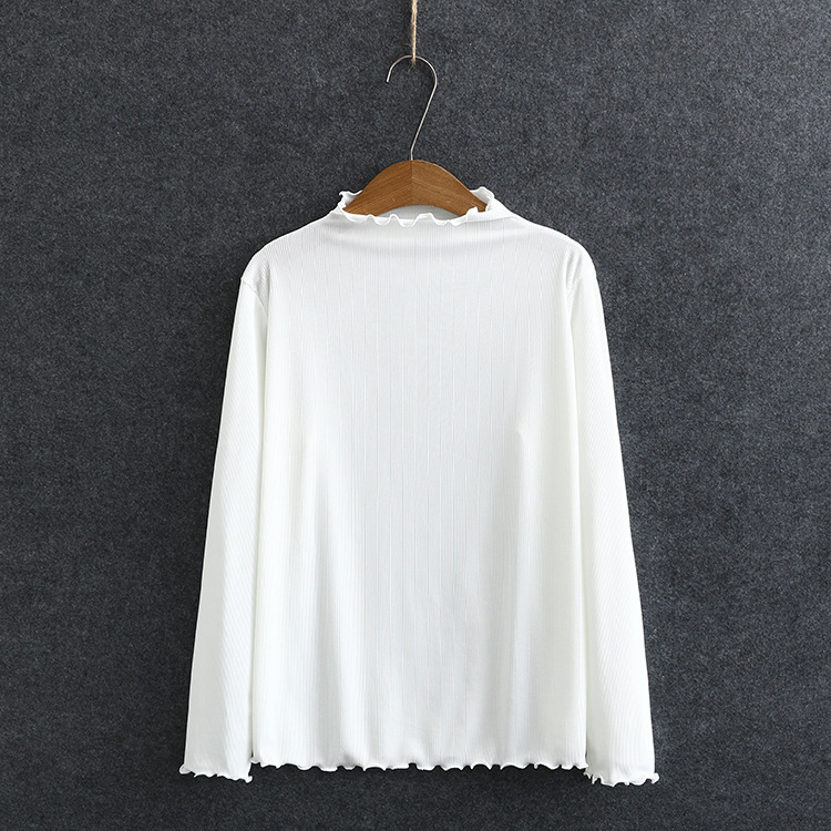 

Size Xl-4xl Plus Simple Women Long Sleeve Crochet Casual Tshirts Big Solid Black Green Shirts Z8ox, Sky blue