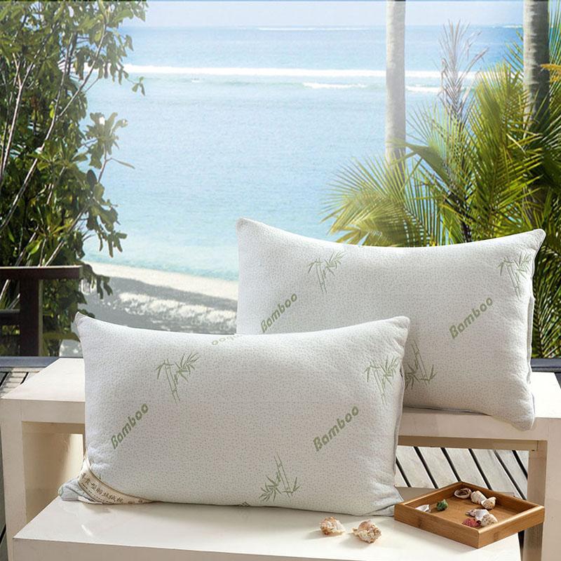 

100% bamboo summer cool pillow,Size 48x74cm 1000g weight Soft Throw Pillow,Zero Pressure Neck Pillow,bamboo charcoal pillows
