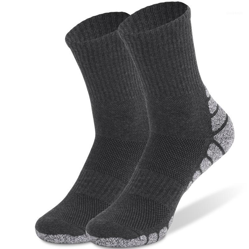 

New 2020 Men's Ski Socks Thicker Breathable Cotton Outdoor Sports Hiking Trekking Socks Thermosocks Boot For Men 2 Pairs1, Black