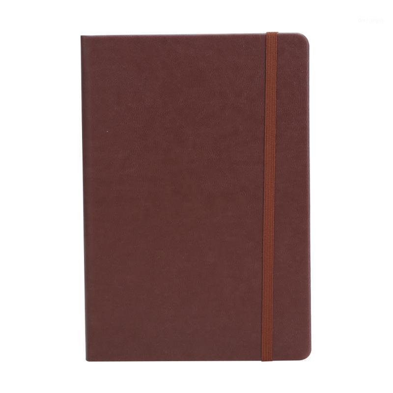 

A5 Portable Notepad Band Strap Gift Leather Cover Planner School Supply Note Book Business Diary Student Writing DIY Journals1