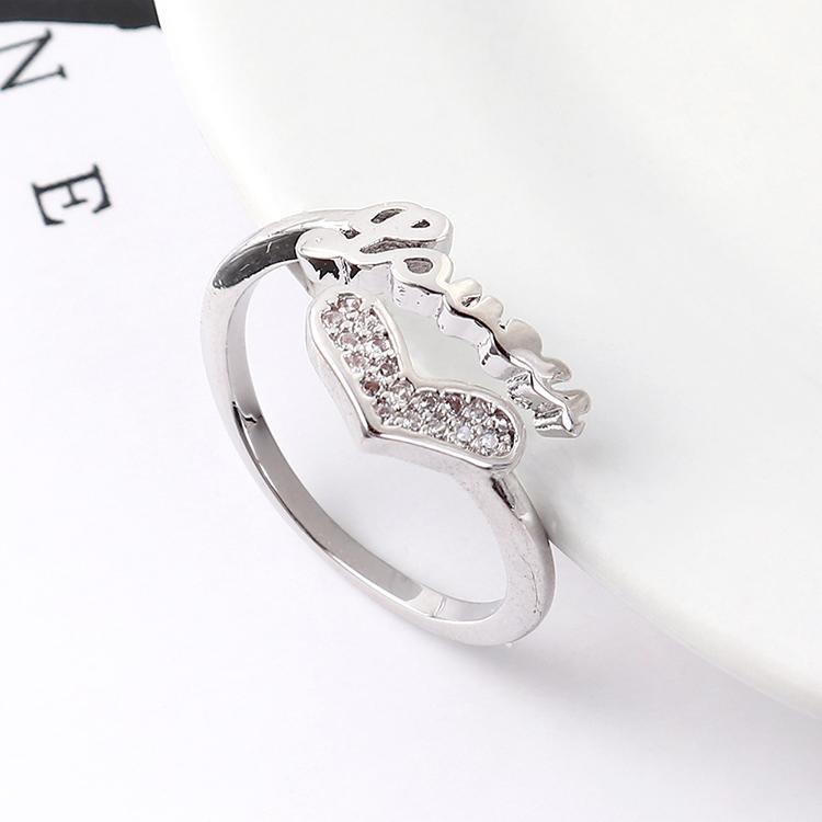 

Real Austrian Crystals Brand Zirconia Micro Inlays Fashion Ring for women New Sale Hot Round Se-139188