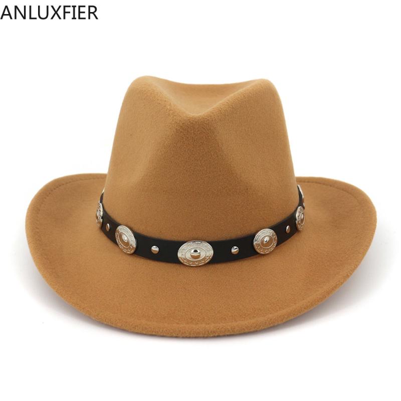 

H7557 Fall Winter Woolen Felt Fedoras Hat Men Women Lovers Fashion Casual Cap Male Female Party All-match Vintage Hats, Black