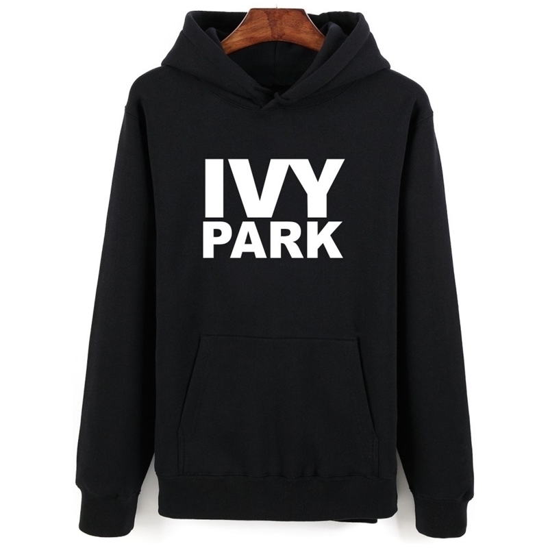 

Beyonce IVY Park Fashion Theme Winter Men Hoodies Sweatshirts Set Sleeve Letters Sweatshirt Lady Hoodies Black Casual Clothes Y200917