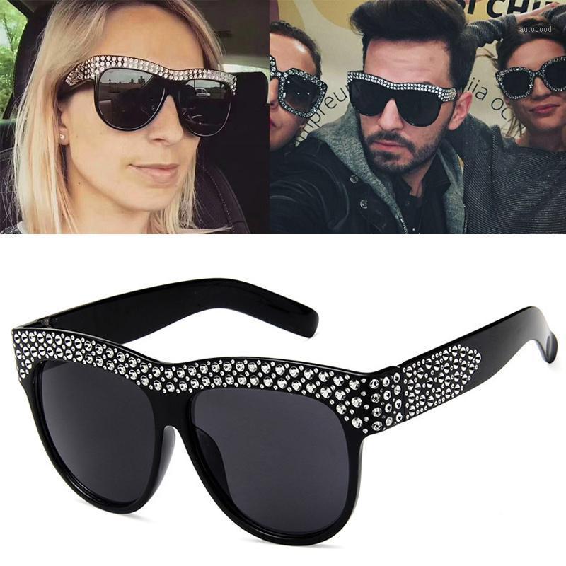 

Sunglasses Trend Imitation Diamond Personality Men's Oversized Frame Fashion Sky Stars Women Sunglasses1