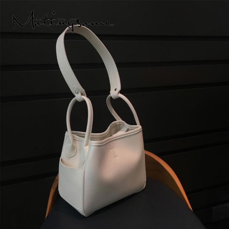 

Luxury Designer Bag Women Shoulder Bucket Bag Quality Leather Fashion Handbags and Purses Chic Female Pouch Party Tote 2021 New, Black bag
