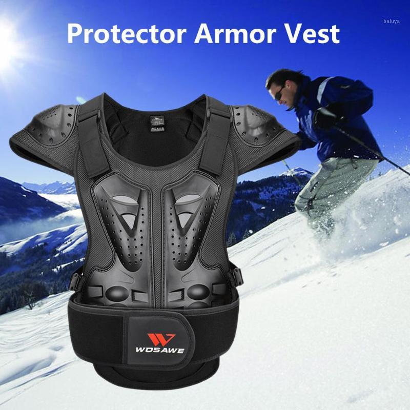

Adult Protective Vest Protector Equipped With Cycling Snowboarding Ice Core And Chest Armor Wide Features High-quality Material1, Black