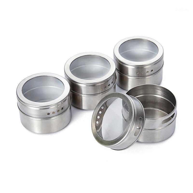 

Stainless Steel Spice Tins BBQ Spice Storage Container Pepper Seasoning Condiment Bottle Camping Picnic Tools1