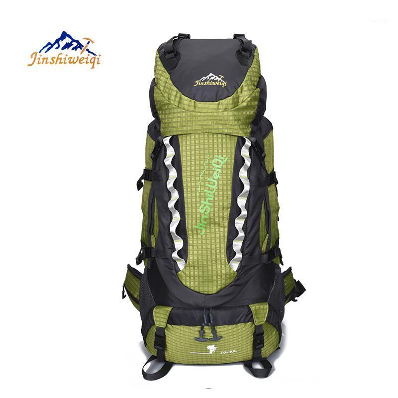 

Outdoor Backpack 80L Camping bag Travel Sports Bags Waterproof Package Men Rucksack Climbing Bags Hiking Backpack1, Blue