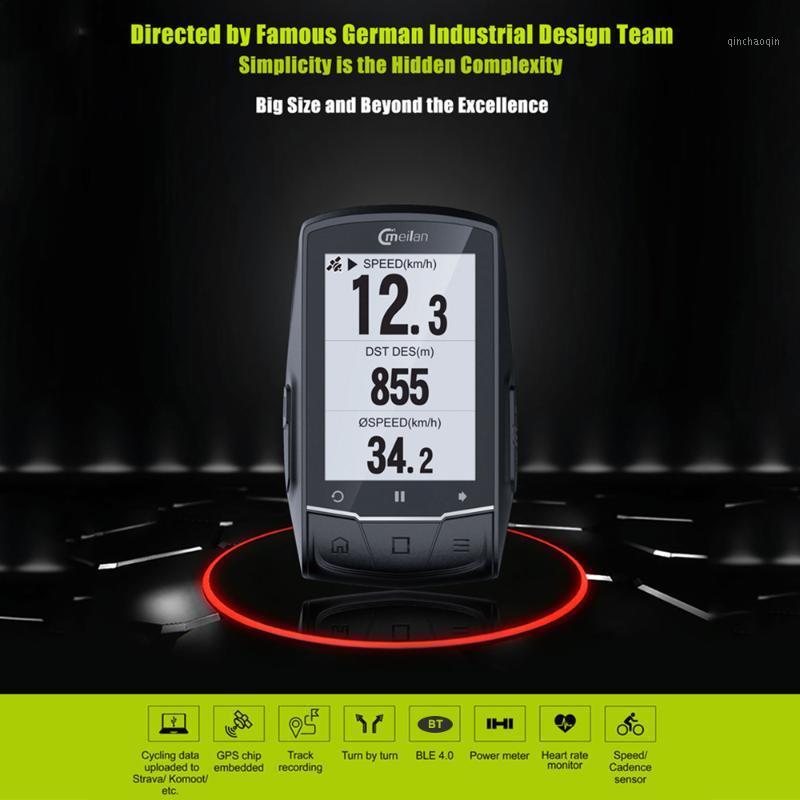 

Hot New MEILAN M1 M2 GPS Navigation Bike Computer Peedometer Candence Heart Rate 2.6" BLE4.0 Cycle Computer1