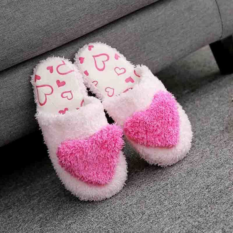 

New Autumn and Hot Winter Wholesale Sola Home Art Cloth Women's Love Cotton Slippers Lc4v, Navy blue