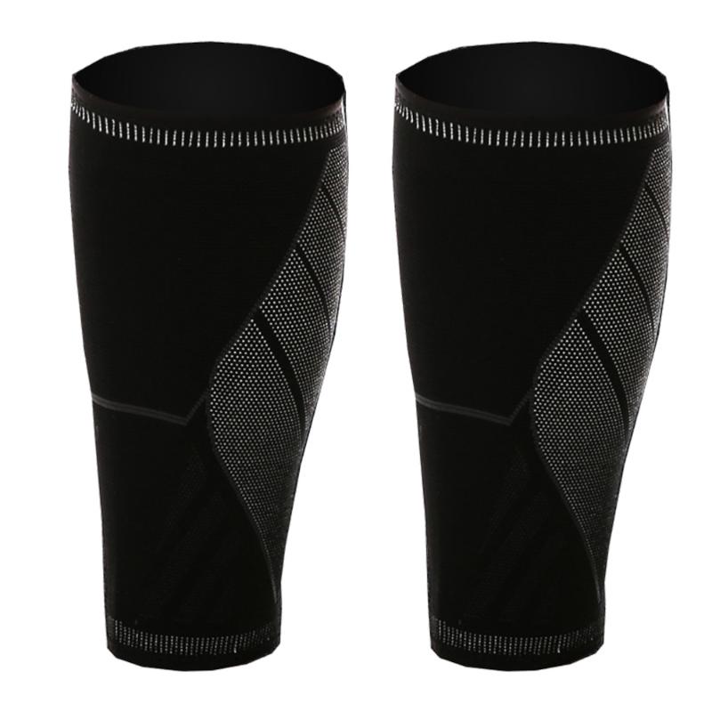 

2pcs Plus Lower Leg Sleeve Brace Useful Sports Lower Leg Pad (Black