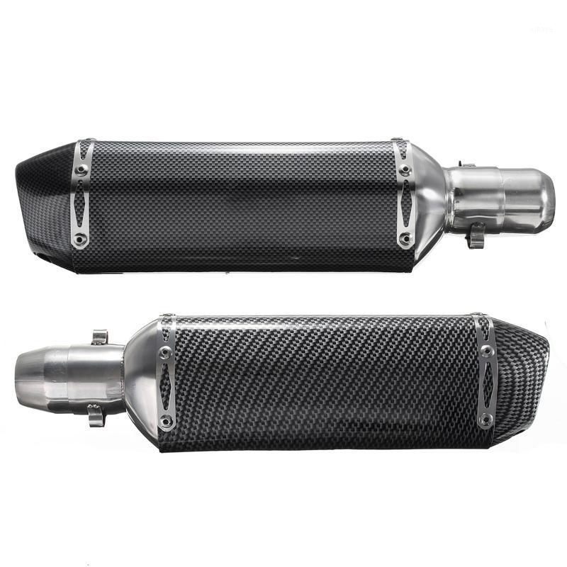 

38-51mm Stainless Steel Motorcycle Carbon Fiber Exhaust Muffler Pipe Universal For Dirt Bike/Street Bike/Scooter/ATV/Quad1