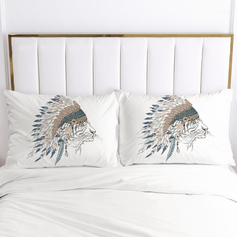 

Customize 3D 2PCS Pillow Cases Decoration Throw Pillow Cover Bedding PillowCase 50x75 70x70 Home textile Bohemia Drop Ship1, Bohemian 023-white-p