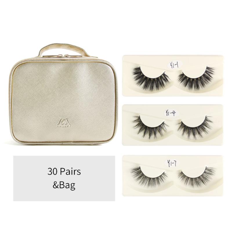 

30 Pairs Lashes In Bulk 3d Mink Lashes Wholesale Eyelashes Natural False Eyelashes Makeup 3 Styles Mix Mink Makeup Set