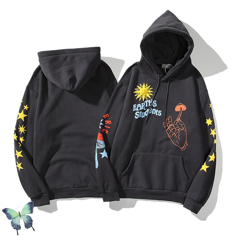 

2021 New Kanye West Earth Students Overdyed Pullover Three-dimensional Printed Hoodie Sweater Men Women Fashion Casual Sweatshirt 5sbp, 213-bai