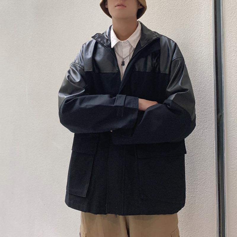 

2021 Men's Autumn/winter New Fine Swathes Thickened Jacket Release Young Clothing 3UQZ, Black