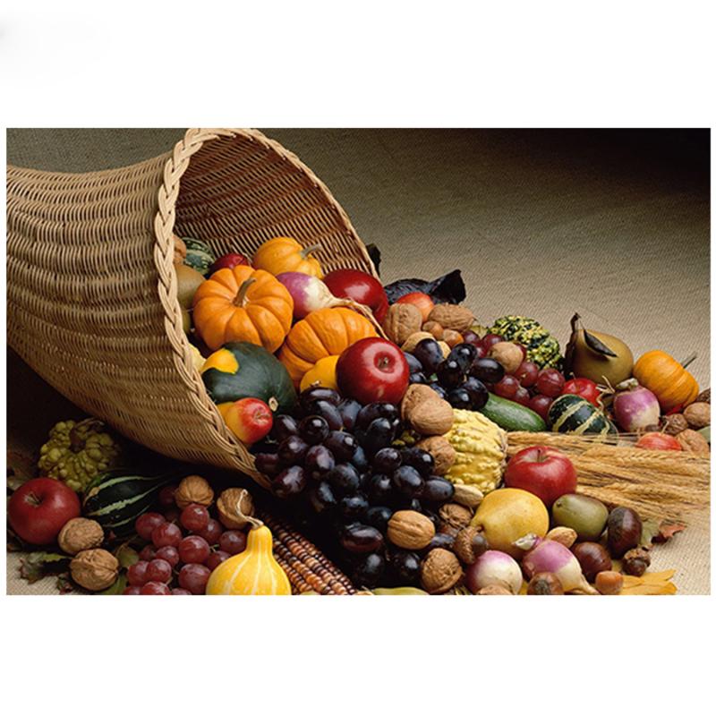 

5d Diy Diamond Fruit Painting Wall Art Vegetable Handmade Cross Stitch Kitchen Picture Mosaic Full Round Drill Embroidery Gifts