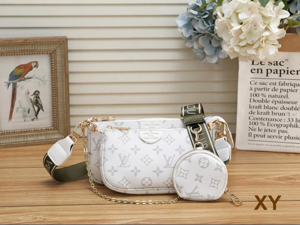 

5 Colors Designer Nylon Women shoulder bag Chest pack lady chains presbyopic purse messenger bag designer handbags canvas wholesale