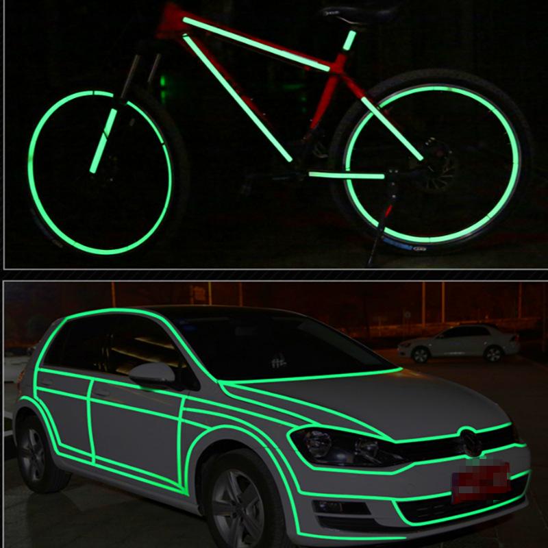 

Party Decoration Luminous Tape PET High-Brightness Self-illuminating Decorative Sticker Night Safety Warning Luminescent Fluorescent