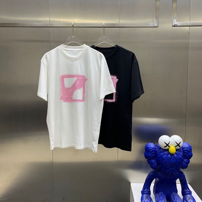 

Summer new fashion round neck printed T-shirt OS loose casual women' men' high-quality T-shirt men' short sleeves, Tote bag