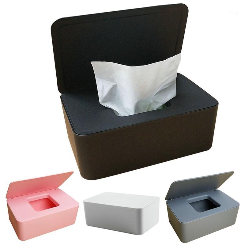 

Wet Tissue Box Desktop Seal Baby Wipes Paper Storage Box Household Plastic Dust-proof With Lid Tissue For Home Office1