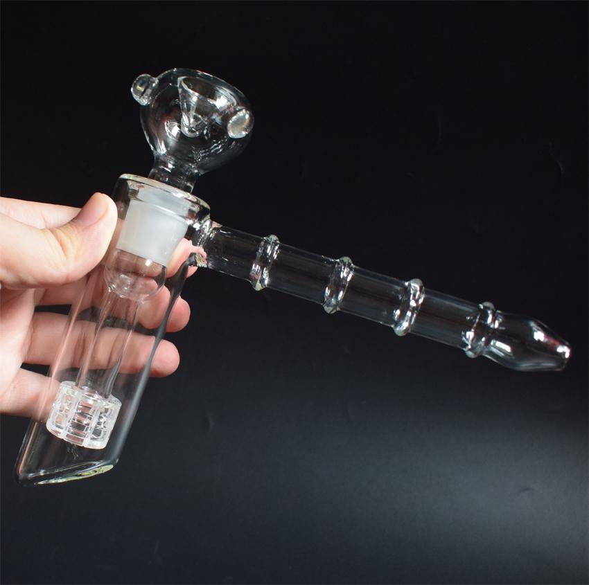 

Glass Bubbler Smoking Glass Pipe Tobacco Water pipes Smoke Pipes dab Accessories With 18mm glass Bowl