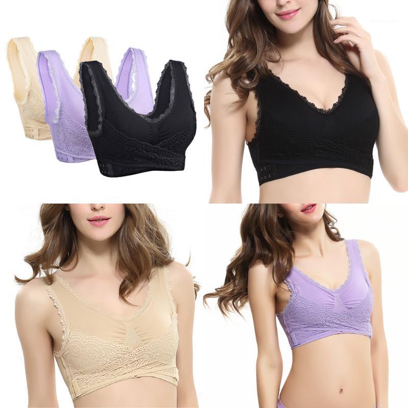 

3pcs/Pack Seamless Sports Bra Fitness Brassiere Padded Cup Support Top Tank Vest for Yoga Running Cycling Boxing1, As pic