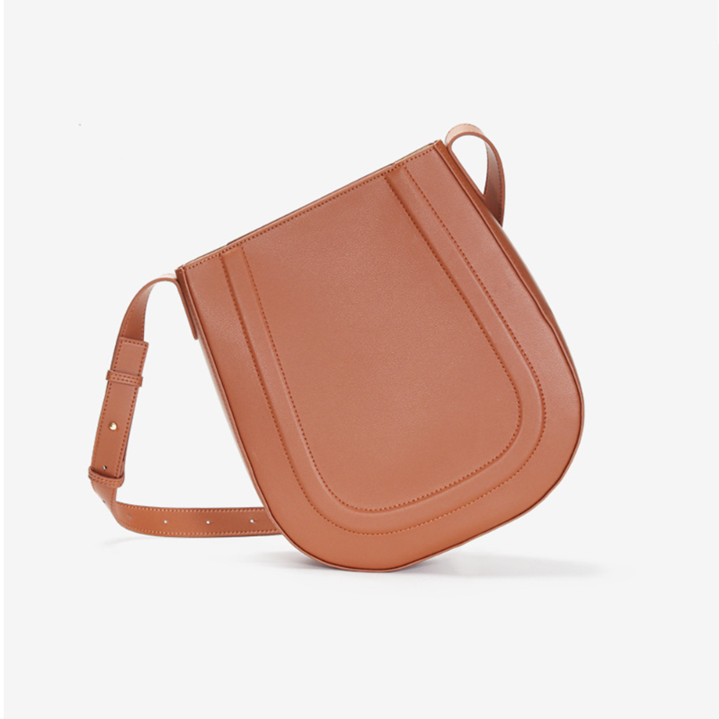 

2021 New Ladies Large Capacity Simple Casual All-Match Design Leather Bucket Handbag Classic Shoulder Woman Tote Bag Black PM28