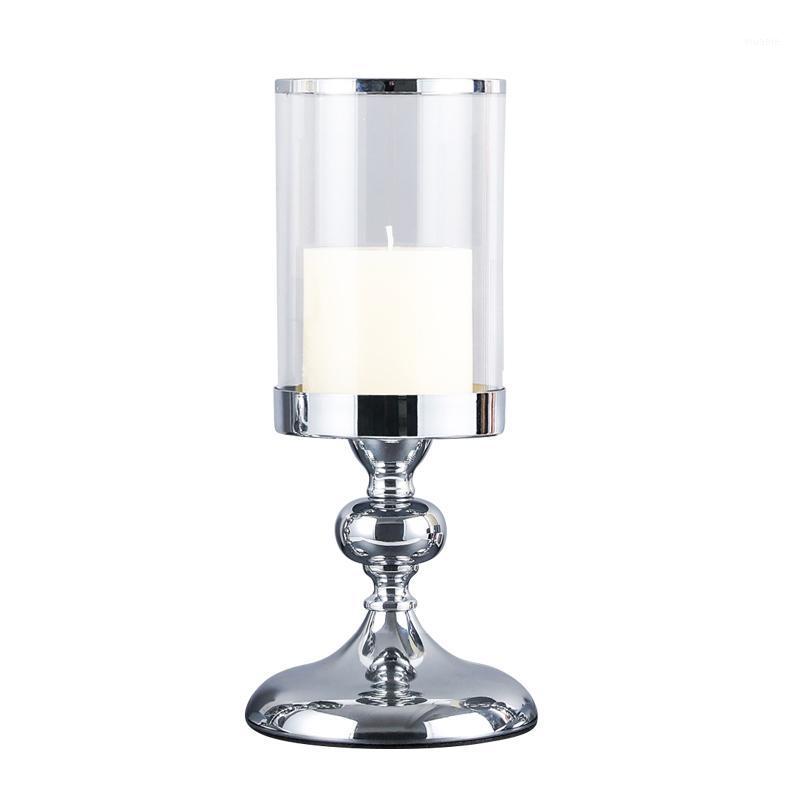 

European Metal Candlesticks Candle Holder For Coffee Dining Table Wedding Christmas Halloween Party Home Decoration ZXC0261