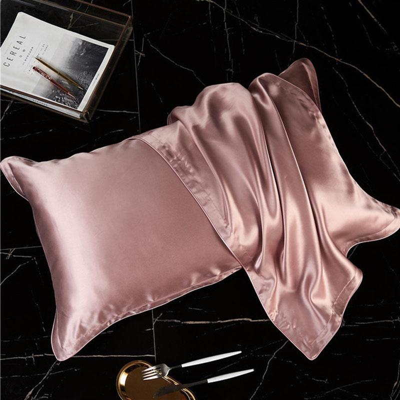

Pillowcase Envelope 19Momme Silk Pillowcase Nature Mulberry Silk Pillow Case For Healthy Pillowslip Home Bedding, Color-2