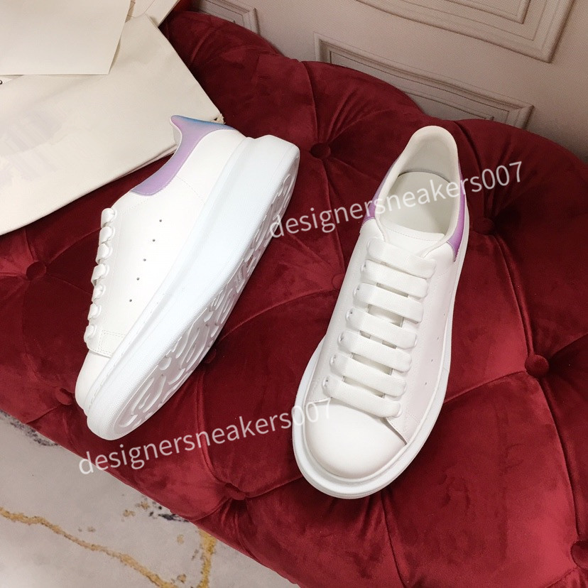 

Mens Leather Lace Up Platform Oversized Sole Sneakers White Black Casual hc191001, 02