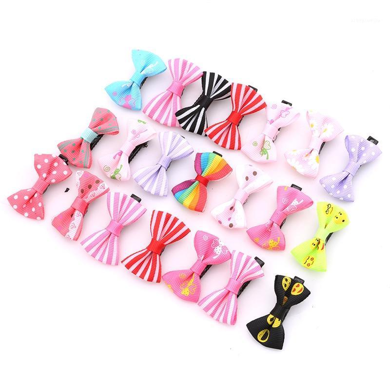 

Hair Clips & Barrettes Candy Color/Dot/Flower Print Ribbon Bow Hairpin For Baby Girls Styling Tool, Golden;silver