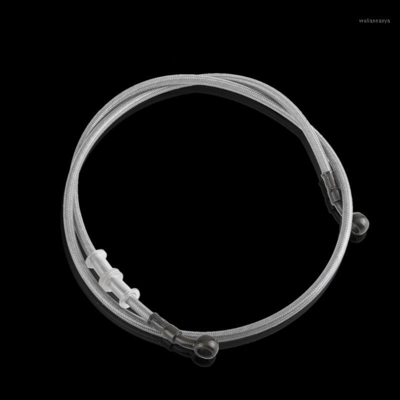 

50cm/60cm/90cm/120cm Motorcycle Brake Pipe Braided Hydraulic Reinforce Brake Clutch Oil Hose Line Pipe Tube for Racing Dirt Bike1