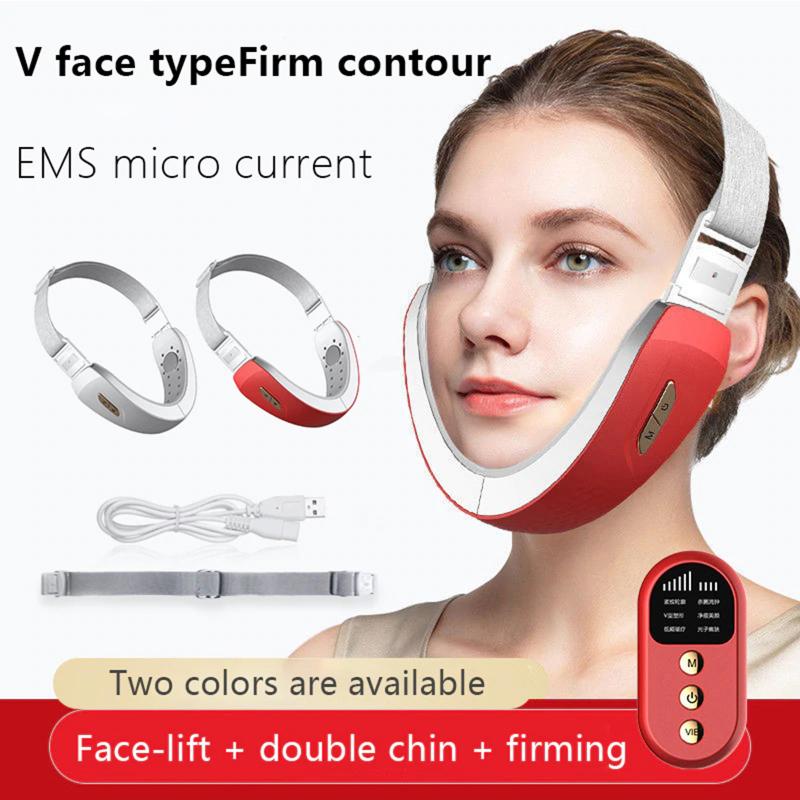 

Vibration Massage Jawline Shaper Smart Remote Control Bluetooth Face Chin Slimming Device EY669