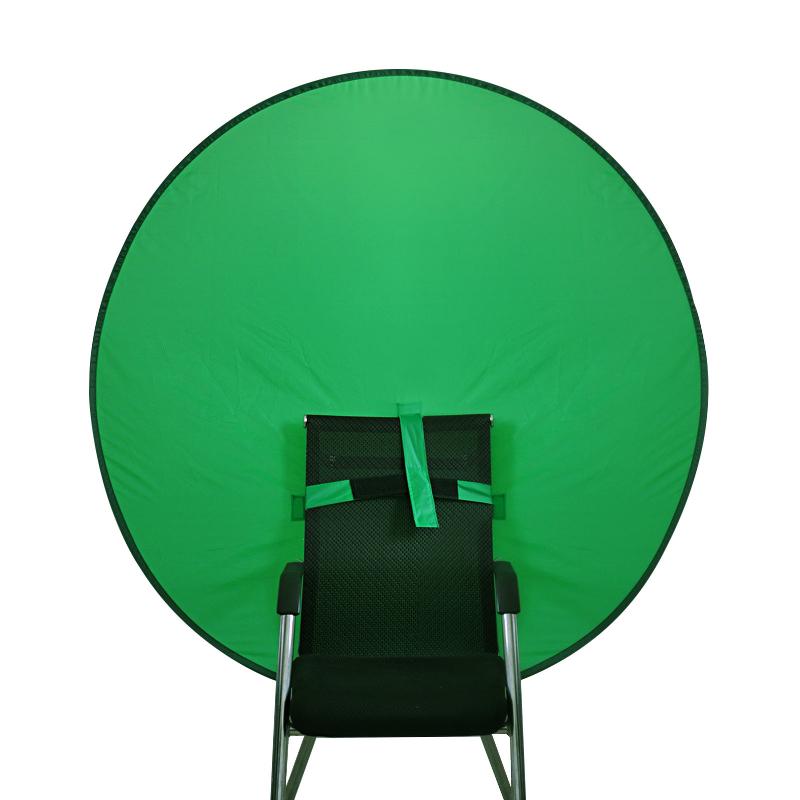 

2021 Green Background Screen Portable 4.65ft For Photo Video Studio Stool Family Daily Stool Female Makeup Photo Chair Cover